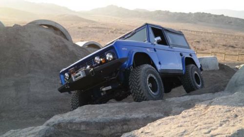 Ford, bronco, classic, 4x4, sema, blue, custom, vintage, restored, rust free