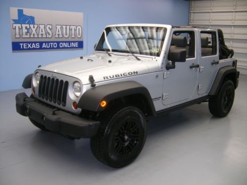 We finance!!!  2010 jeep wrangler unlimited rubicon 4x4 nav infinity texas auto