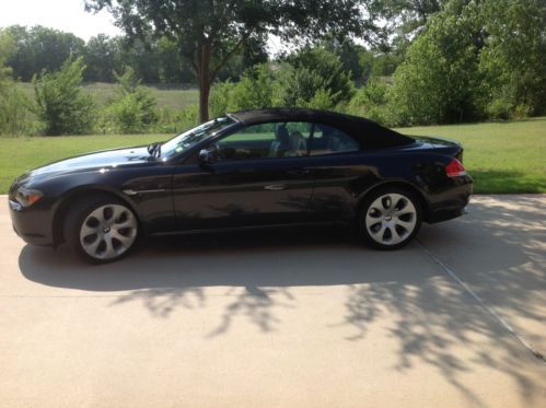 04 black on beige 645 ci bmw convertible- 2nd owner/operator...