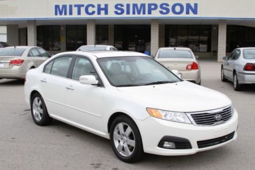 2009 kia optima ex sedan leather sunroof great carfax