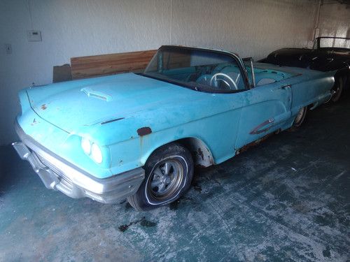 Ford thunderbird convertible 1959 - barn find