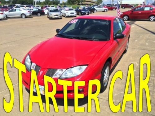 Low miles red coupe 2.2l am fm ac rear defroster spoiler nice car automatic