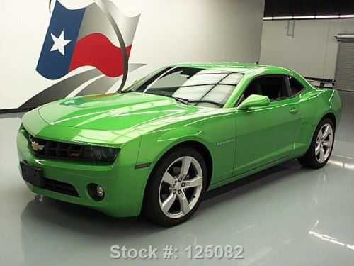 2011 chevy camaro lt rs auto paddle shift xenons 48k mi texas direct auto