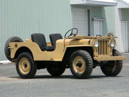 1947 Willy's Jeep CJ2A ~ WWII Tribute ~ BEAUTIFULLY RESTORED ~ DRIVE ANYWHERE, image 1