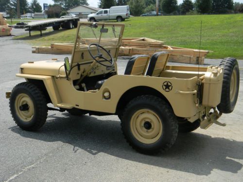 1947 Willy's Jeep CJ2A ~ WWII Tribute ~ BEAUTIFULLY RESTORED ~ DRIVE ANYWHERE, image 7