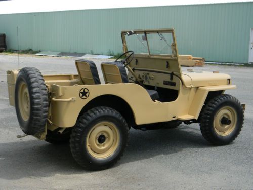 1947 Willy's Jeep CJ2A ~ WWII Tribute ~ BEAUTIFULLY RESTORED ~ DRIVE ANYWHERE, image 9