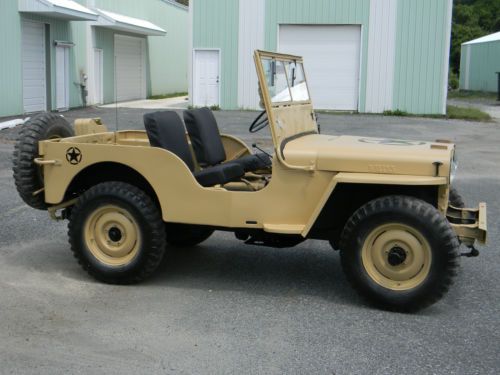 1947 Willy's Jeep CJ2A ~ WWII Tribute ~ BEAUTIFULLY RESTORED ~ DRIVE ANYWHERE, image 10