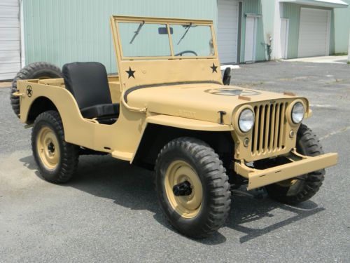 1947 Willy's Jeep CJ2A ~ WWII Tribute ~ BEAUTIFULLY RESTORED ~ DRIVE ANYWHERE, image 11