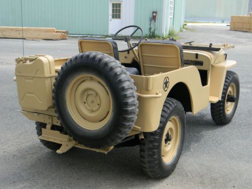 1947 Willy's Jeep CJ2A ~ WWII Tribute ~ BEAUTIFULLY RESTORED ~ DRIVE ANYWHERE, image 16