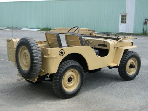 1947 Willy's Jeep CJ2A ~ WWII Tribute ~ BEAUTIFULLY RESTORED ~ DRIVE ANYWHERE, image 17