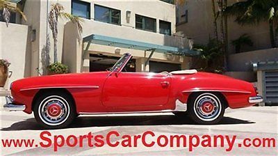1960 mercedes benz 190 sl roadster excellent inside&amp;out price just reduced call!