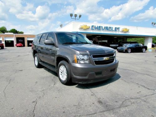 Chevrolet tahoe hybrid navigation sunroof dvd player ltz carfax certified