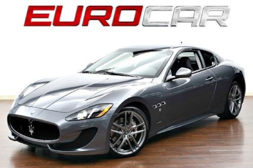 Maserati grand turismo s, silver carbon, red stitching,pristine , fact warranty