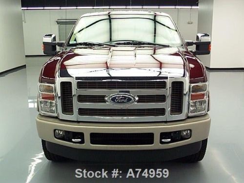 2009 ford f-250 king ranch crew 4x4 diesel nav rear cam texas direct auto