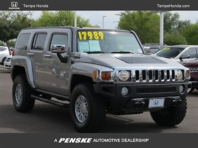 Hummer h3 4dr 4wd suv suv manual gasoline 3.5l dohc, 5-cyl, mf boulder gray meta