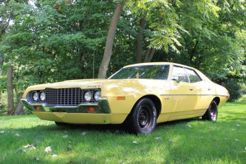 1972 ford torino 4 door 302 5.0 c4 auto no reserve auto very nice unrestored oem