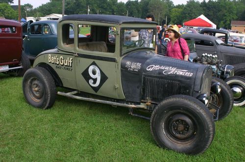 1928 ford flathead coupe, av8, traditional hot rod,