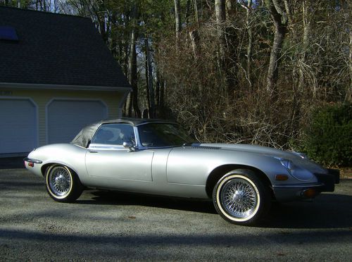 Jaguar 1974 v-12 e-type open two seater