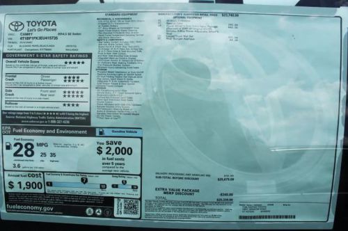 2014 toyota camry se