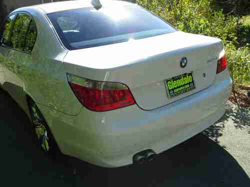 2007 BMW 550i sport package, heads-up display, park distance control, navigation, image 2