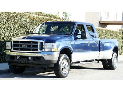 Crew cab long bed dually 7.3l powerstroke diesel lariat 77k miles