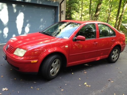 2000 vw jetta gls  great mpg nice original red