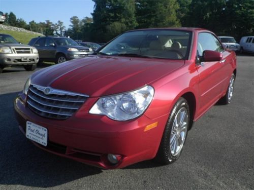 2008 pre-owned chrysler sebring convertable limited excellent condition
