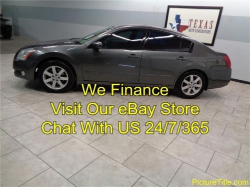 06 maxima se sedan 3.5l v6 leather heated seats sunroof we finance texas