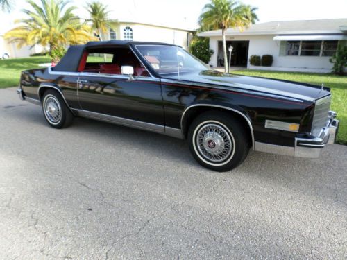 1985 cadillac eldorado biarritz convertible 2-door 4.1l