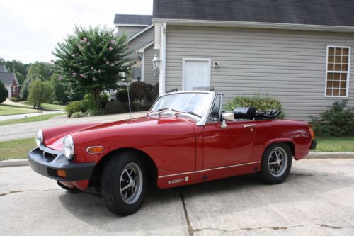 Mg midget 61,000 original miles, convertable, 2-door