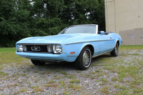 ** SUPER CLEAN & SOLID !!! ** 1973 MUSTANG CONVERTIBLE !!! POWER TOP !!, US $9,900.00, image 3