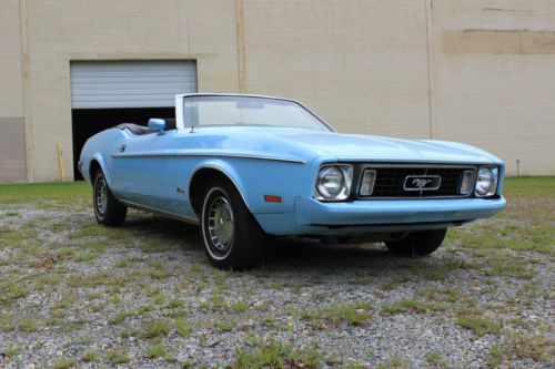 ** SUPER CLEAN & SOLID !!! ** 1973 MUSTANG CONVERTIBLE !!! POWER TOP !!, US $9,900.00, image 6