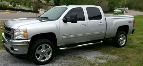 2012 silver chevrolet silverado hd ltz - 4 door