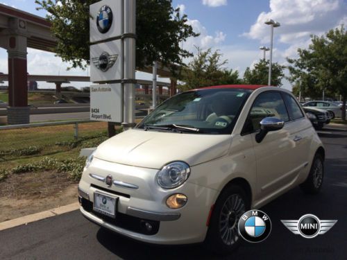 2012 fiat 500 lounge convertible