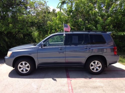 Sell used 2003 Toyota Highlander Limited Sport Utility 4 Door 3 0L in 