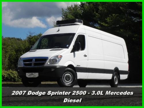 07 dodge sprinter 2500 reefer van high ceiling 170in 3.0l mercedes diesel cargo