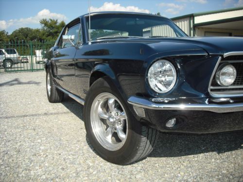 1968 mustang gt coupe fresh restoration blue