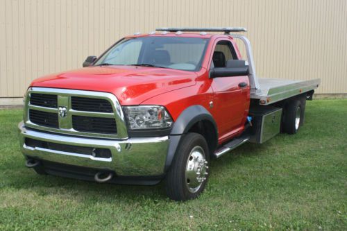 2011 dodge ram 5500 roll off flatbed tow truck wrecker cummins rollback