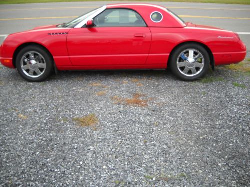 2002 ford t-bird convertible