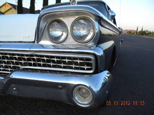 1959 ford galaxie 500 fairlane, continental kit, hardtop, v8,az rust free!