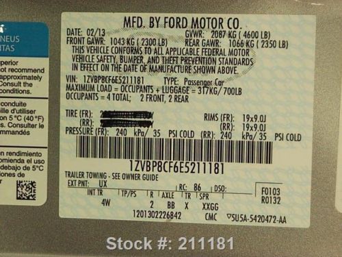 2014 FORD MUSTANG GT ROUSH RS3 STAGE 3 5.0 6-SPD NAV 2K TEXAS DIRECT AUTO, US $50,980.00, image 17