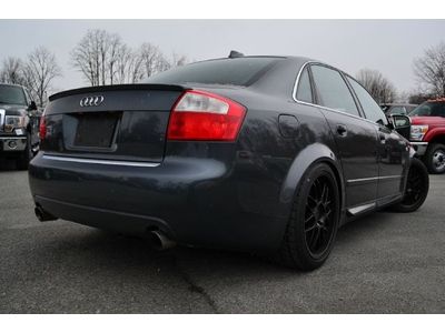 V-8 upgraded brembo brakes recaro seats 57k miles black alloys quattro 6 speed!