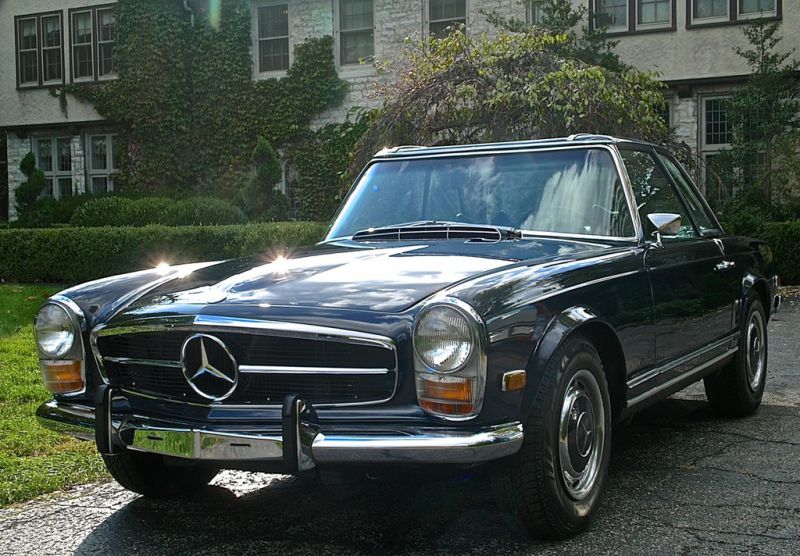 1969 mercedes-benz 280sl midnight blue