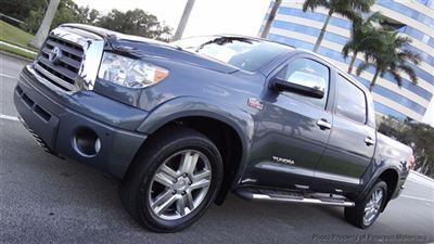 2008 toyota tundra crewmax 4x4 florida 1 owner navigation dual dvd 20's