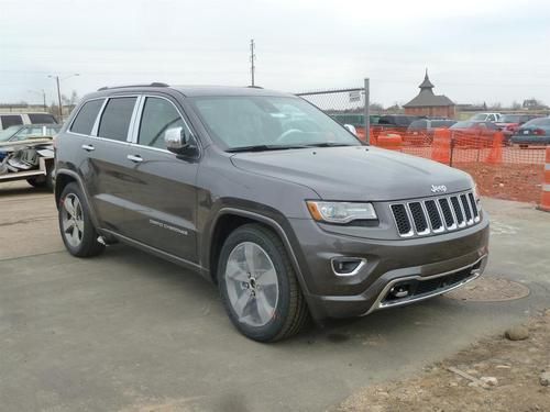 2014 jeep grand cherokee overland - quadra-lift - granite crystal - ships free!