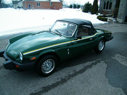 1981 triumph spitfire 1,989 orig miles, as new, full documentation