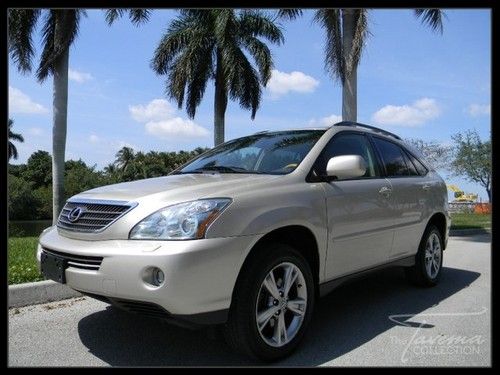 07 rx400h navigation! backup camera! clean carfax! sunroof leather mint fl