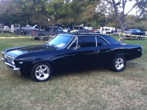 1967 chevy chevelle malibu new 350 automatic -500mi on resto midnght blue mtlc