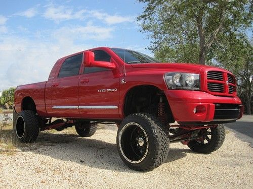 2006 dodge ram 3500 laramie 4x4 mega cab 5.9 cummins lifted custom monster truck