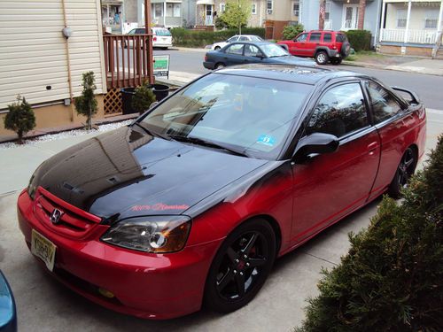 2001 honda civic ex coupe 2-door 1.7l for  parts only